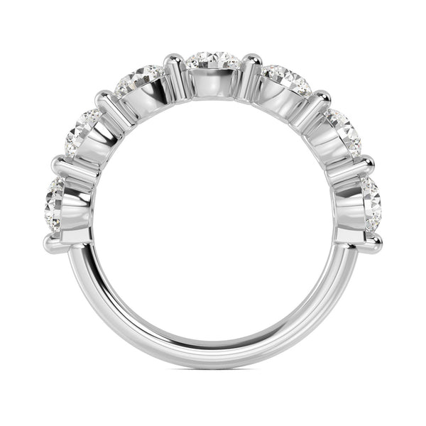 Floating Round Lab Grown Diamond Ring