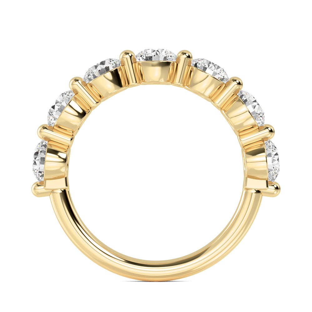 Floating Round Lab Grown Diamond Ring