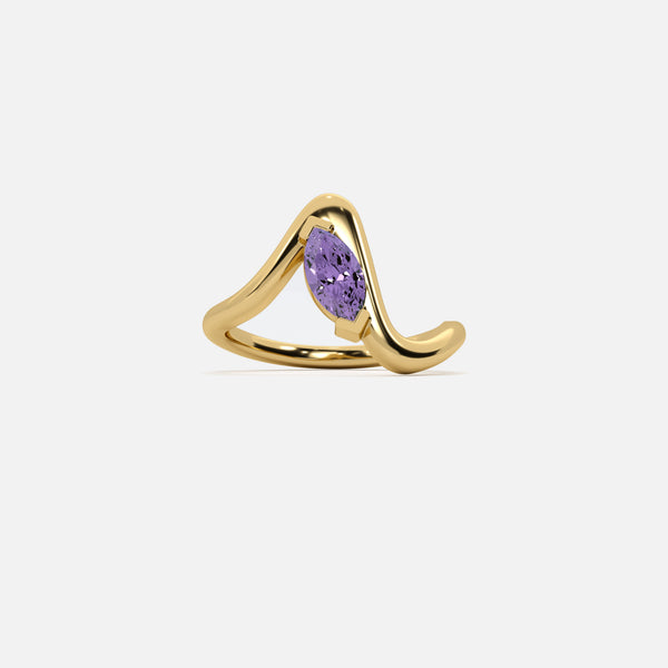 SORA Amethyst Pinky Ring JAUR