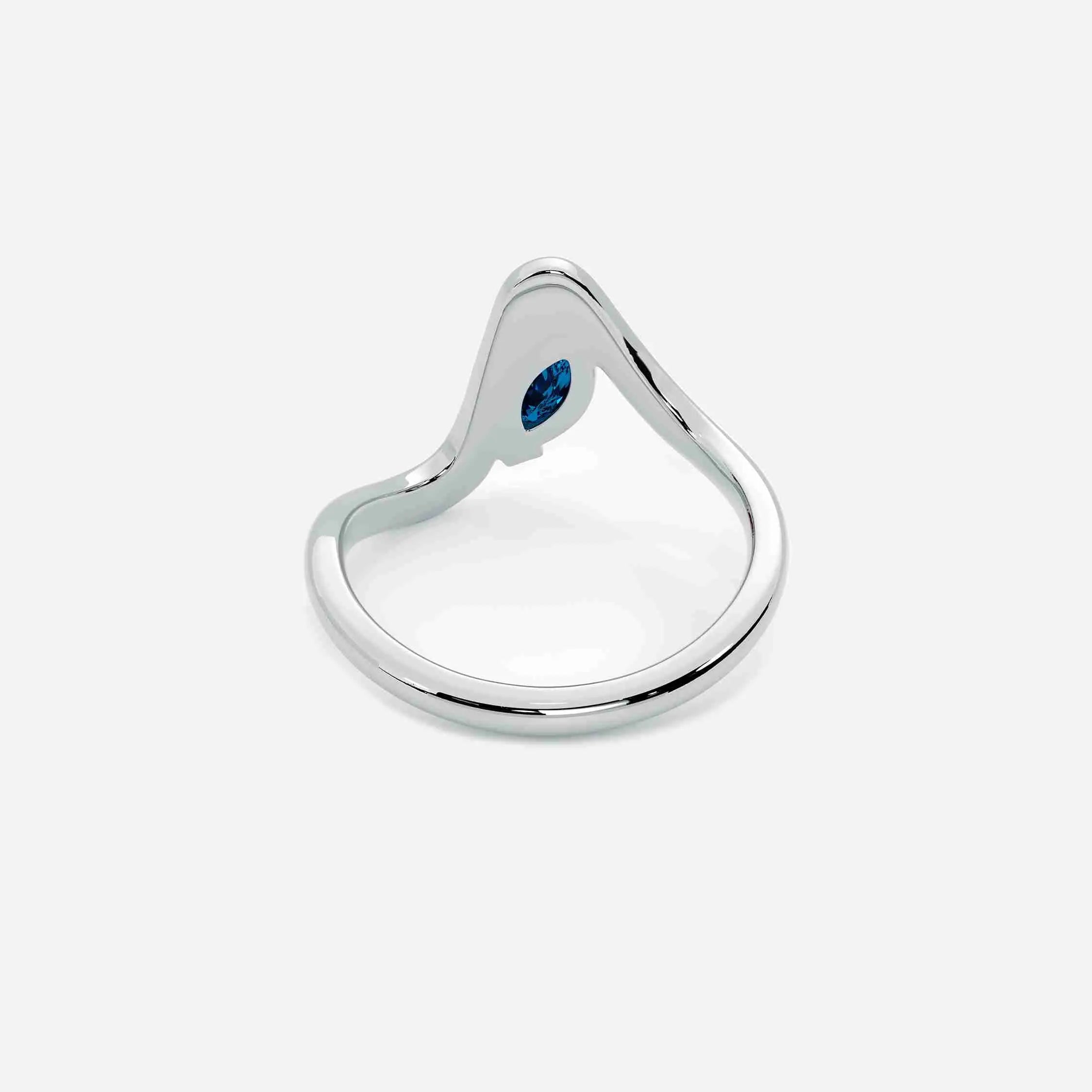 SORA Blue Sapphire Pinky Ring JAUR