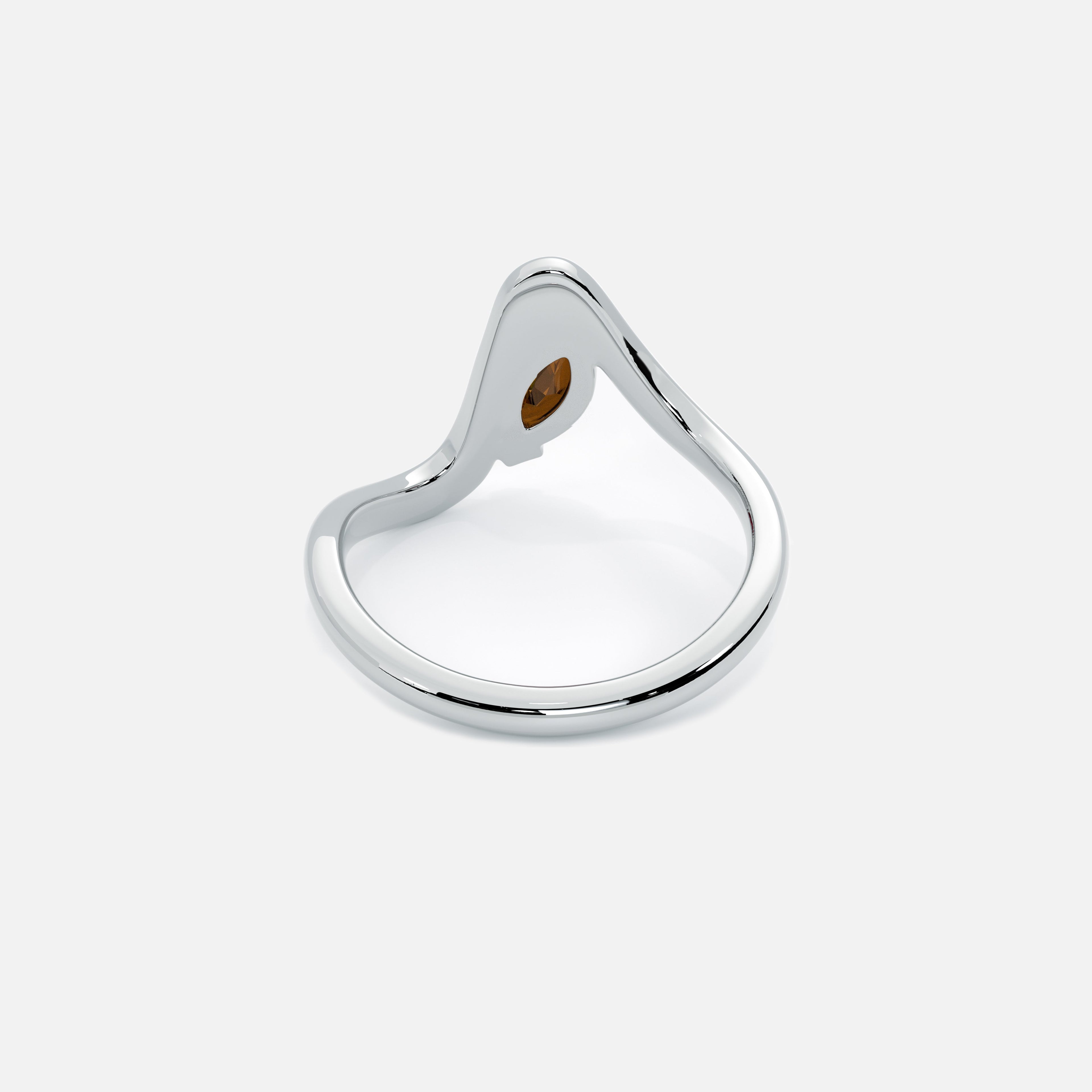 SORA Brown Diamond Pinky Ring JAUR