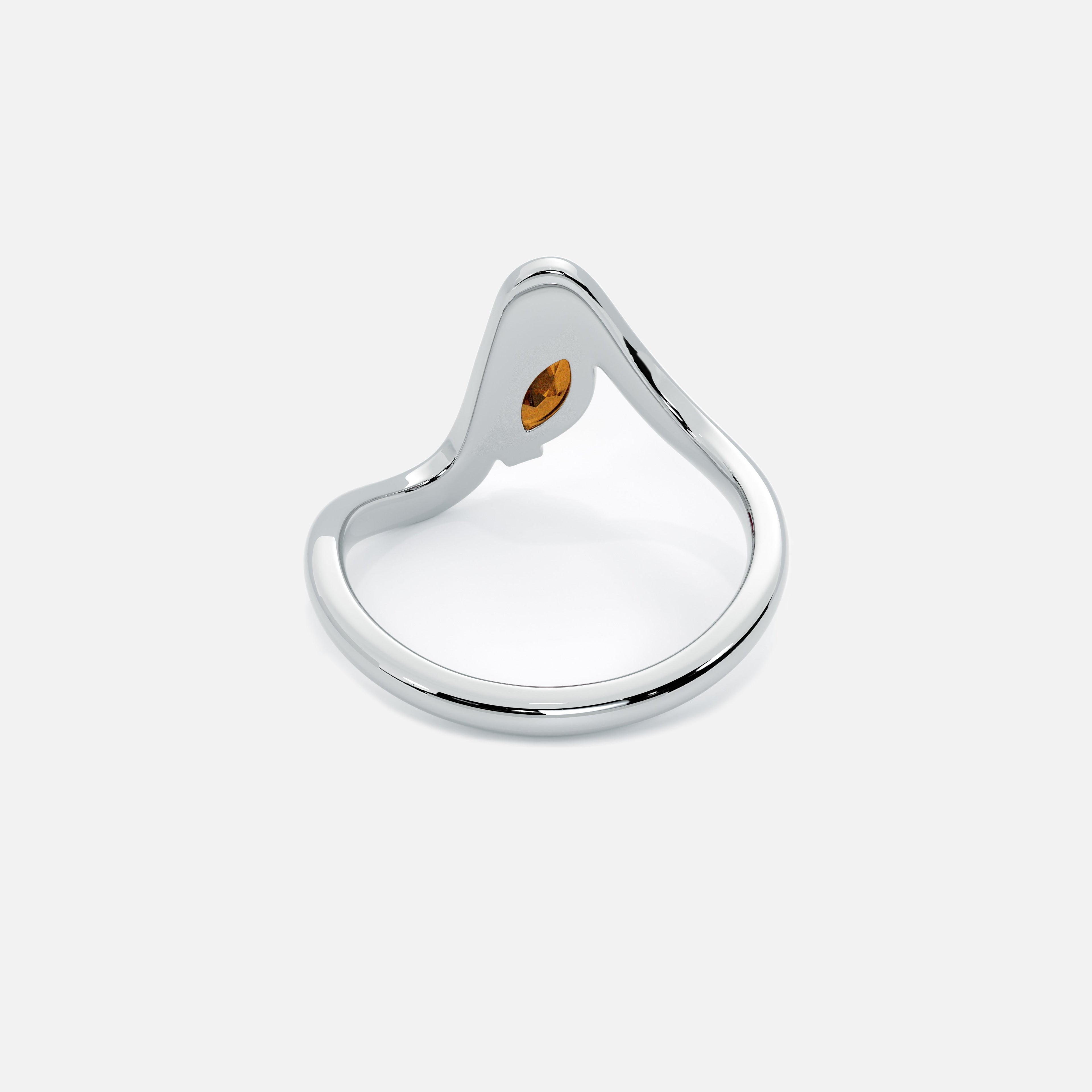 SORA Citrine Pinky Ring JAUR