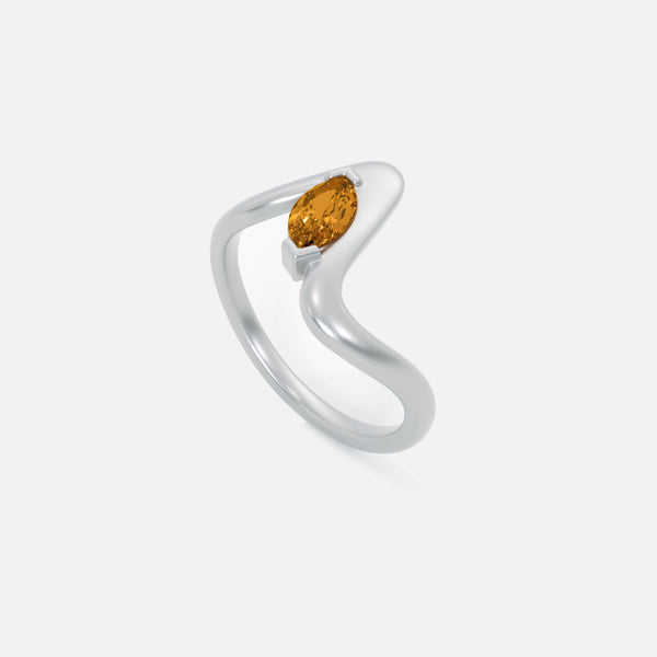 SORA Citrine Pinky Ring JAUR