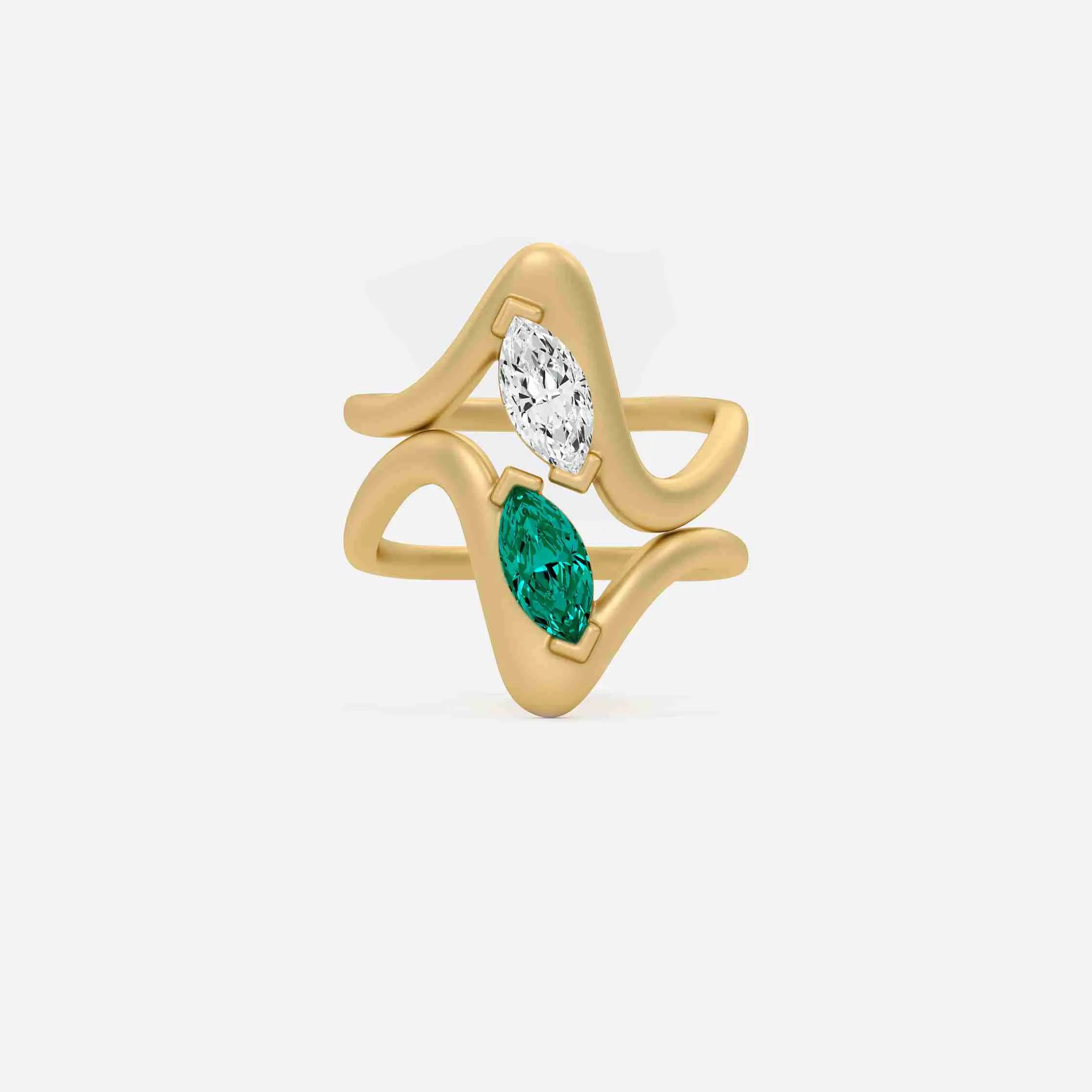 SORA Citrine Pinky Ring JAUR