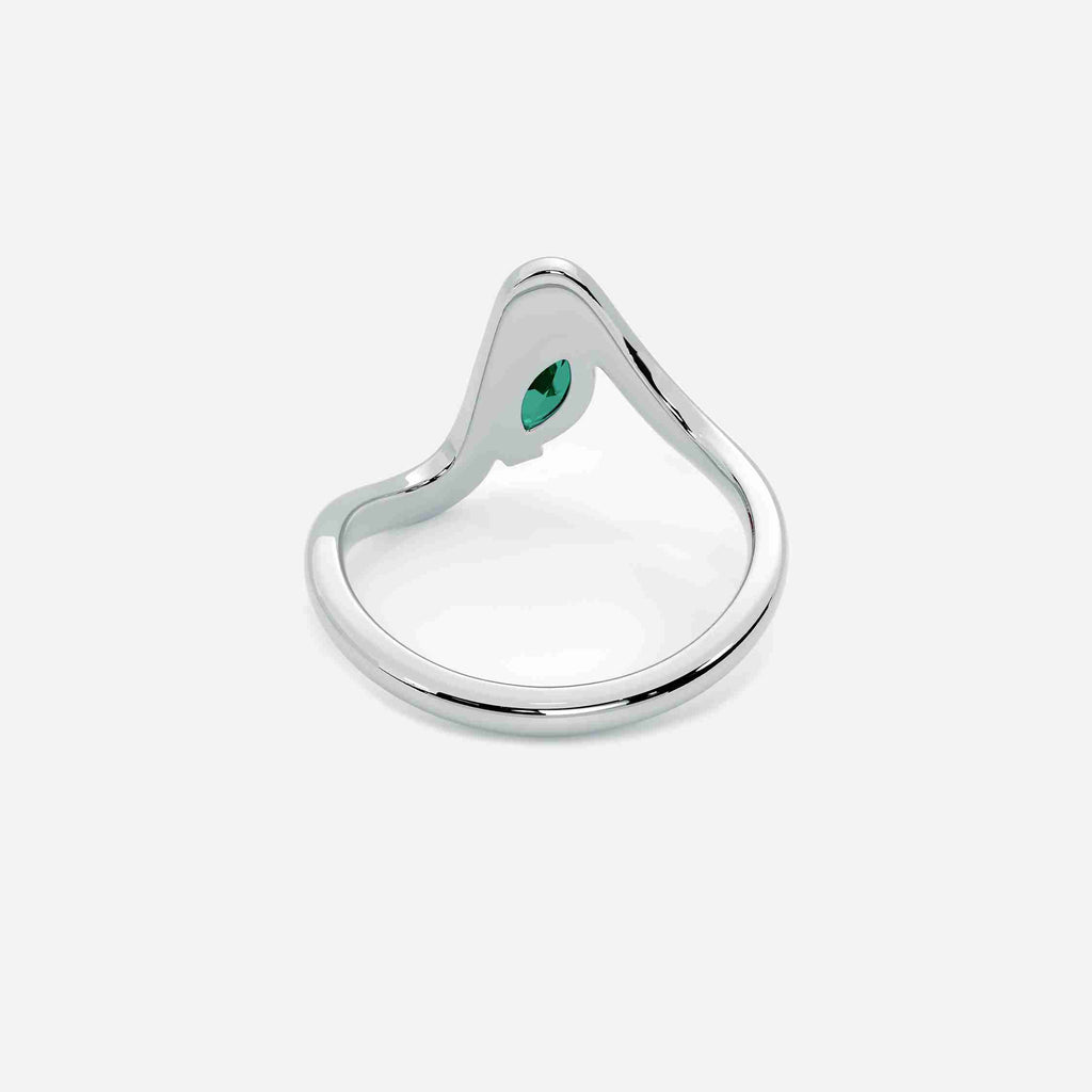 SORA Emerald Pinky Ring