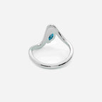 SORA Light Blue Lab Diamond Pinky Ring JAUR