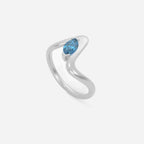 SORA Light Blue Lab Diamond Pinky Ring JAUR