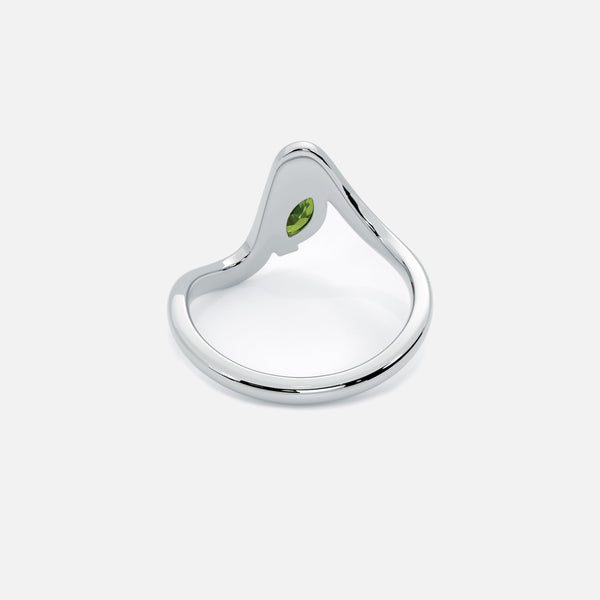 SORA Light Green Diamond Pinky Ring JAUR