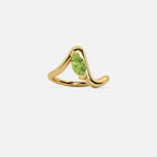 SORA Light Green Diamond Pinky Ring JAUR