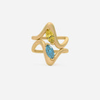 SORA Light Green Lab Diamond Pinky Ring JAUR