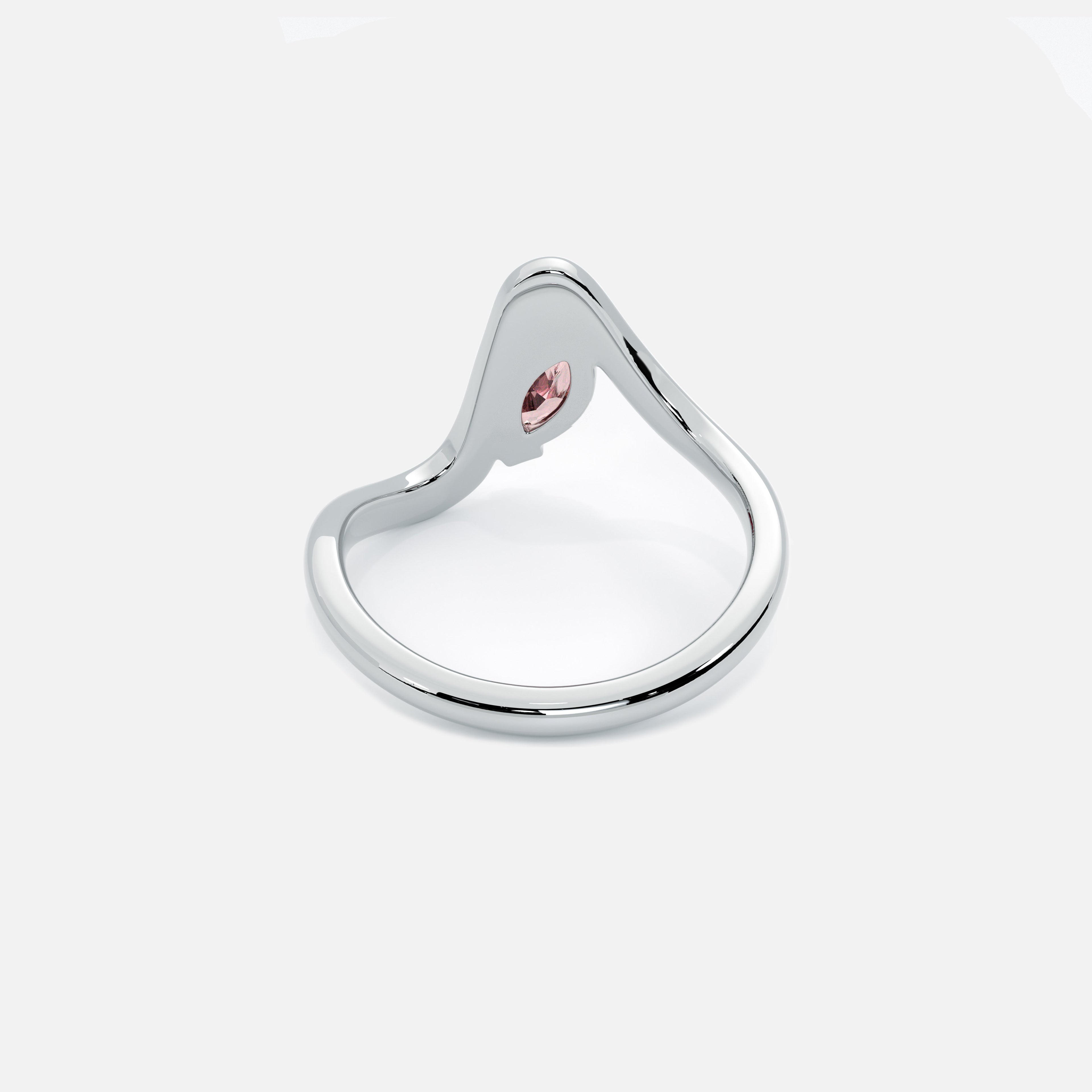 SORA Pink Diamond Pinky Ring JAUR
