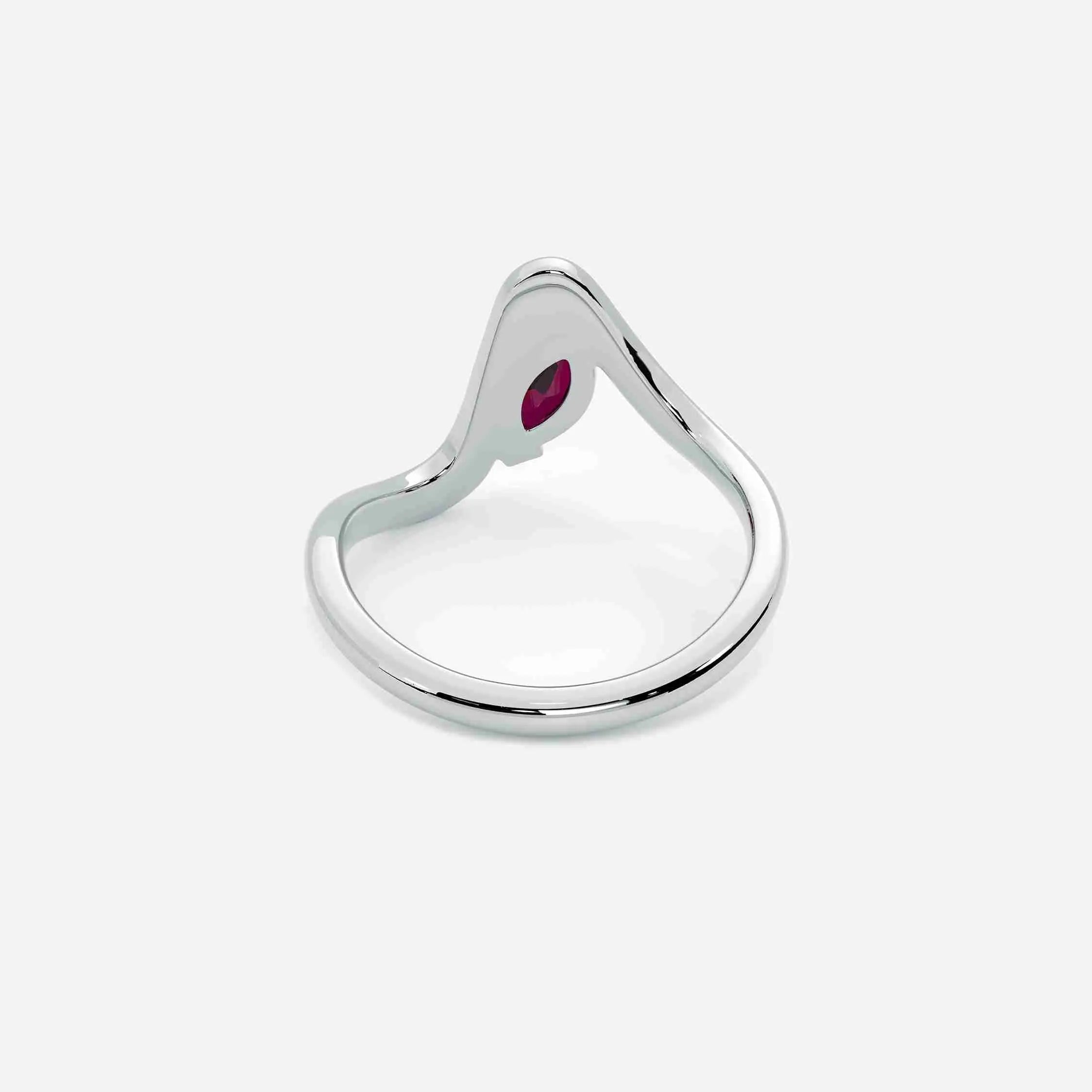 SORA Pink Sapphire Pinky Ring JAUR