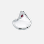 SORA Red Garnet Pinky Ring JAUR