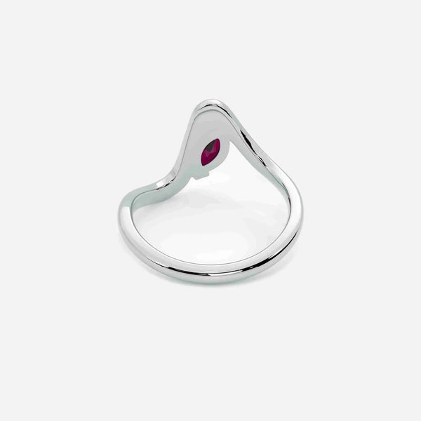 SORA Red Garnet Pinky Ring JAUR