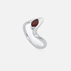 SORA Red Garnet Pinky Ring JAUR