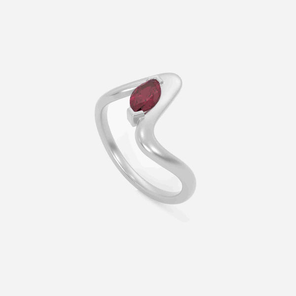 SORA Ruby Pinky Ring