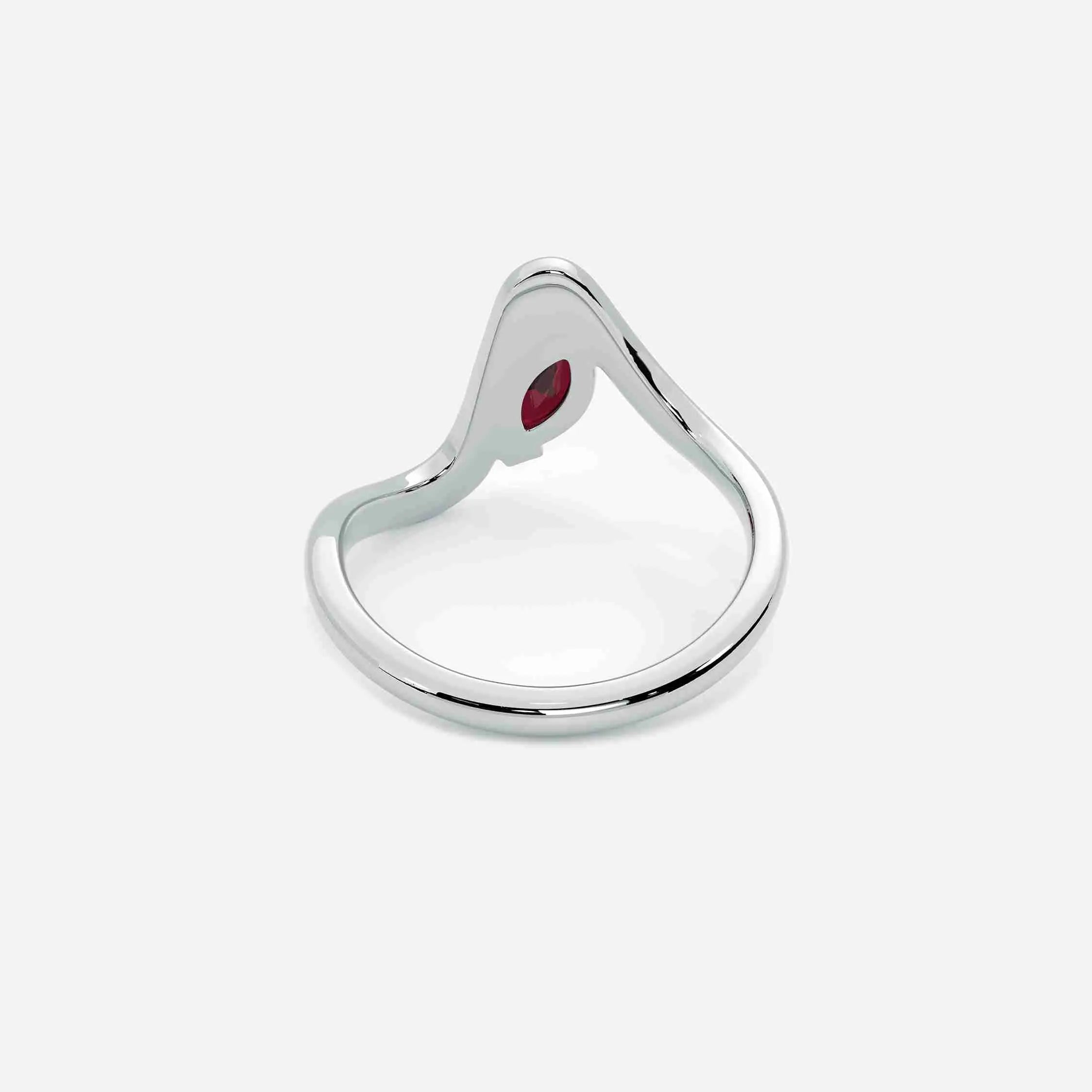 SORA Ruby Pinky Ring JAUR