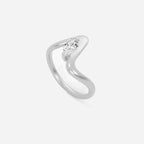 SORA White Lab Diamond Pinky Ring JAUR