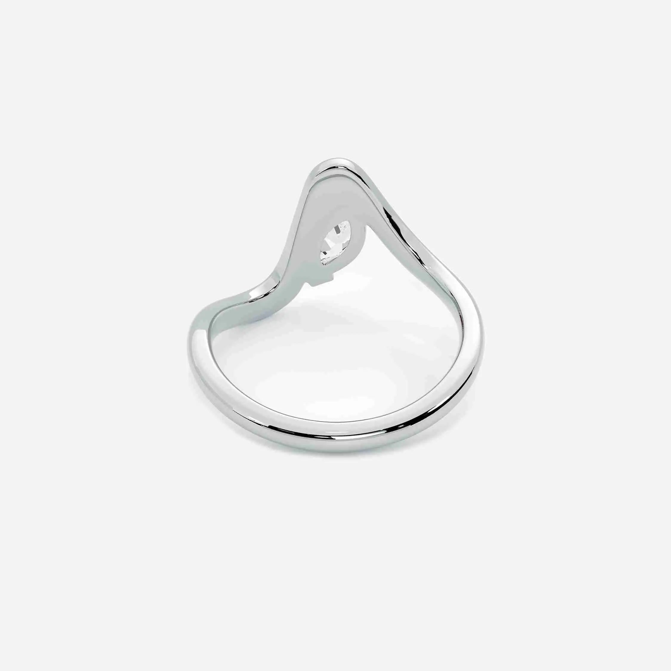 SORA White Lab Diamond Pinky Ring JAUR