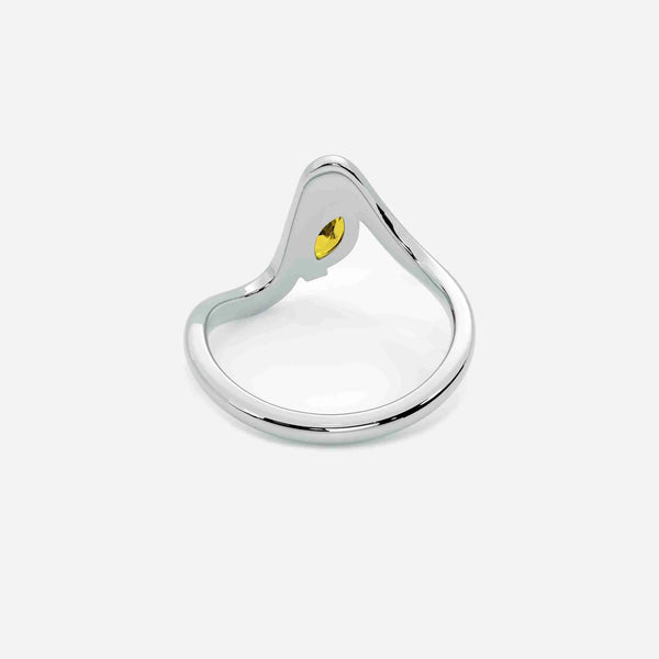 SORA Yellow Lab Diamond Pinky Ring JAUR