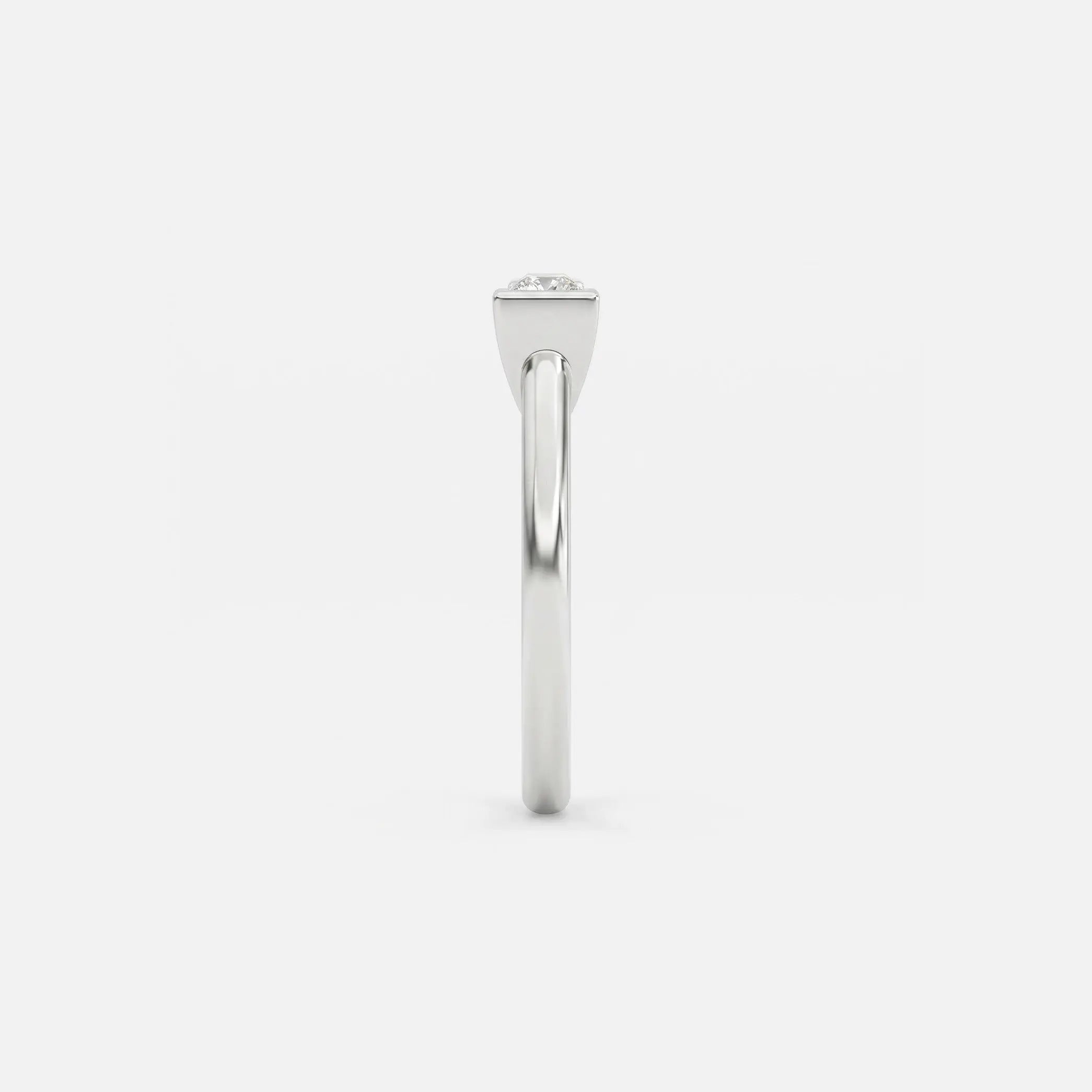 Lab Grown Diamond The Taper Ring in White Gold | JAUR