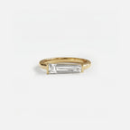 Lab Grown Diamond The Taper Ring in Yellow Gold | JAUR