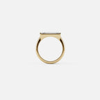 Lab Grown Diamond The Taper Ring in Yellow Gold | JAUR