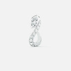 Marquise Treble Clef Diamond Hoop JAUR