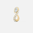 Marquise Treble Clef Diamond Hoop JAUR