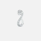 Round Treble Clef Diamond Hoop JAUR