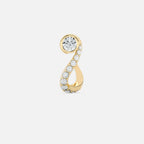 Round Treble Clef Diamond Hoop JAUR