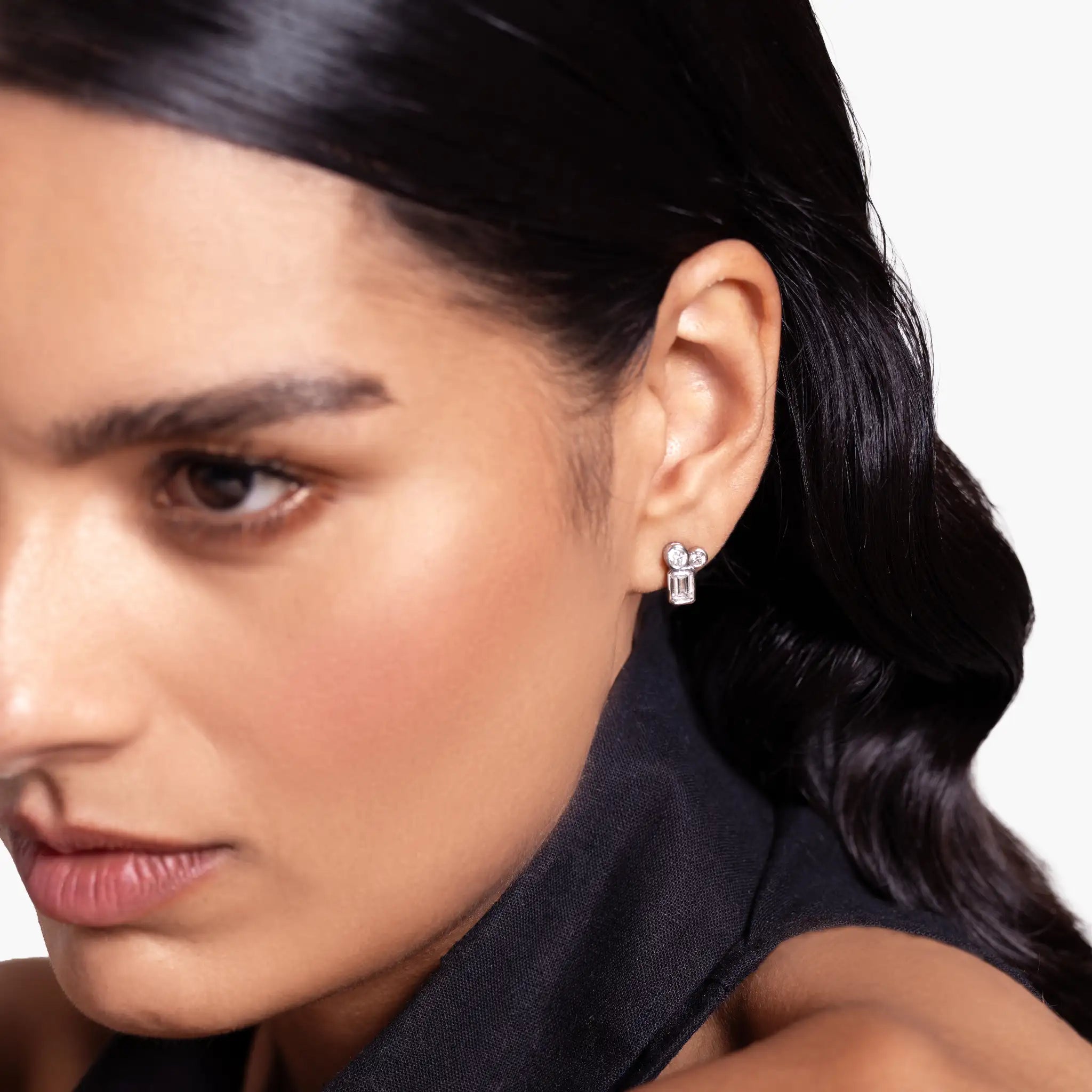 Two Round & Emerald Diamond Jacket