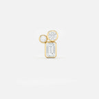 Two Round & Emerald Diamond Jacket JAUR