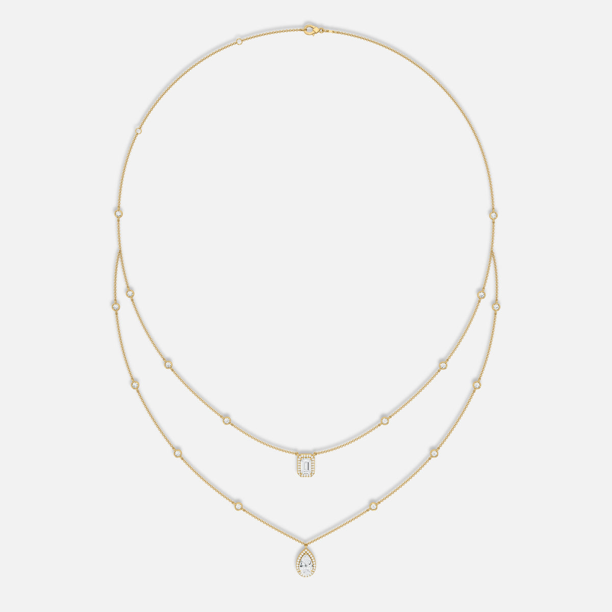 Two Row Serenity Necklace JAUR