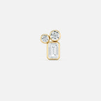 Two Round & Emerald Diamond Jacket JAUR