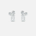 Two Round & Emerald Diamond Jacket JAUR