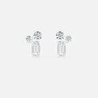 Two Round & Emerald Diamond Jacket JAUR