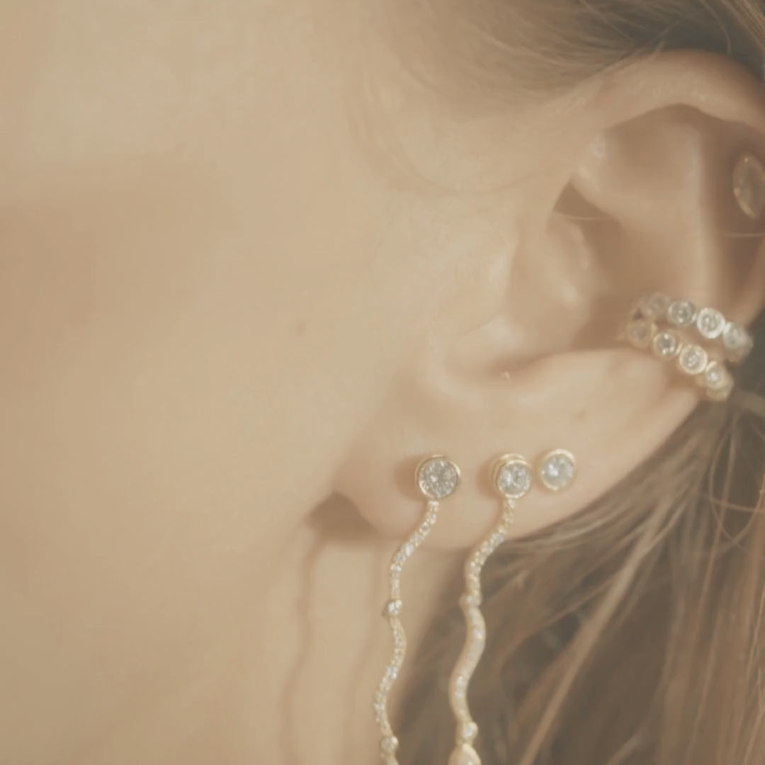 Round Diamond Stud