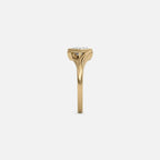 Lab Grown Diamond The Tilt Ring in Yellow Gold – View 6 | JAUR